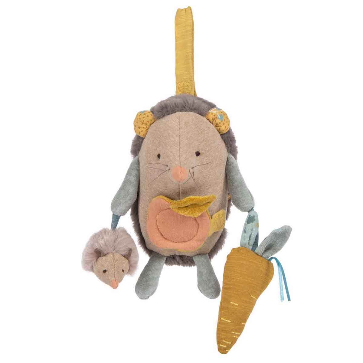 Activity Plüschtier zum Aufhängen Igel TROIS PETITS LAPINS Moulin Roty