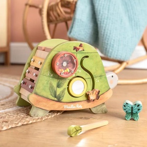 Activity-Schildkröte DREI KLEINE KANINCHEN Moulin Roty 