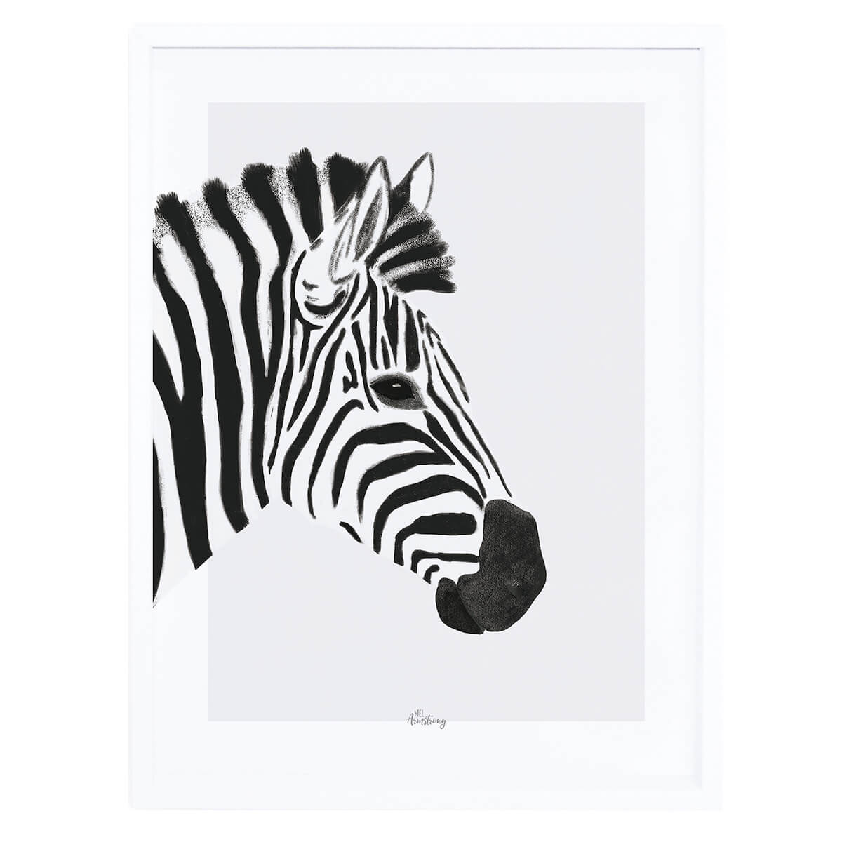 Affiche + Cadre (30X40Cm) - Serengeti : Le Z_Bre Lilipinso