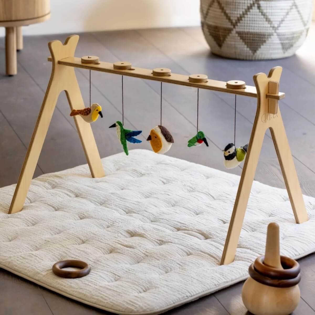 Aktivitätsspielzeug-Set Vögel Quax