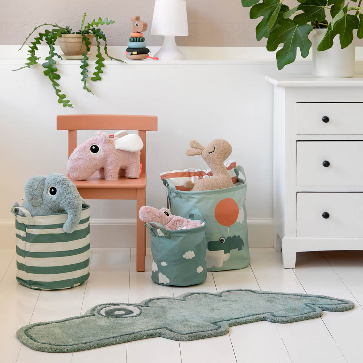 Alfombra Croco Verde Done by Deer