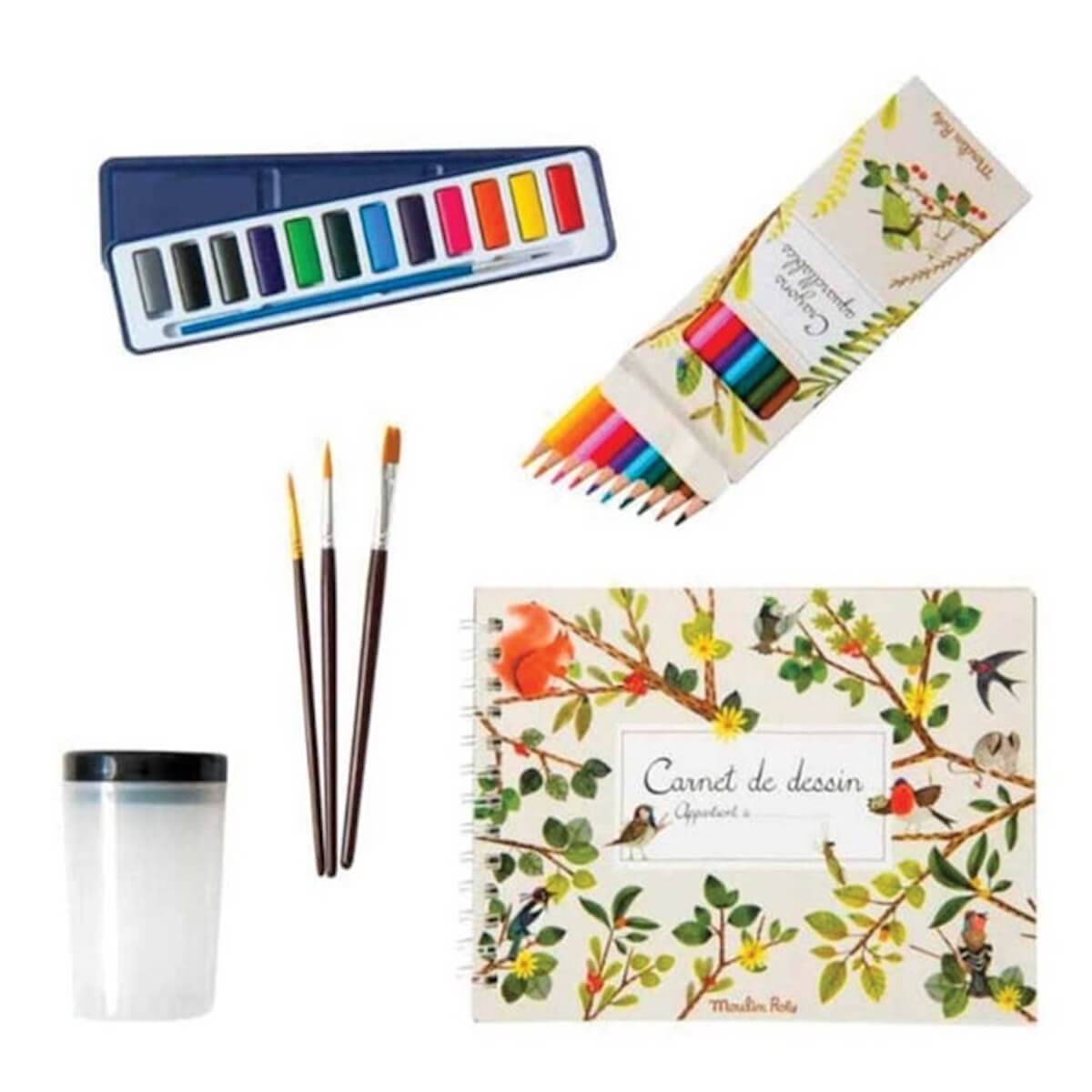 Aquarellkoffer LE JARDIN DU MOULIN Moulin Roty