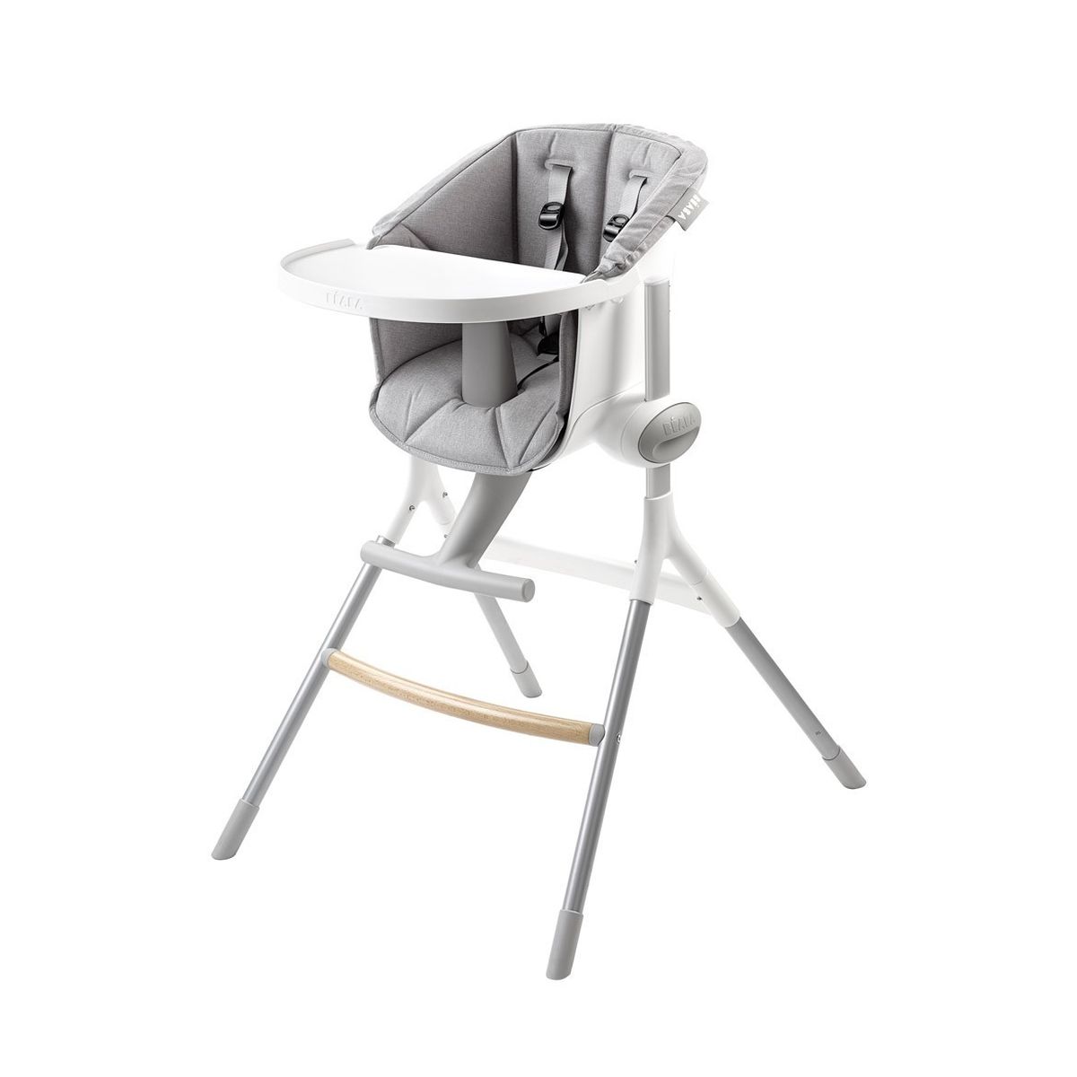 Asiento textil Trona bebé UP&DOWN Beaba gris