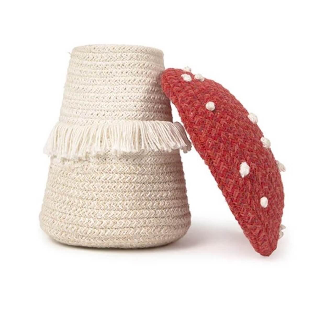 Aufbewahrungskorb 17x17cm Mini PILZ Lorena Canals