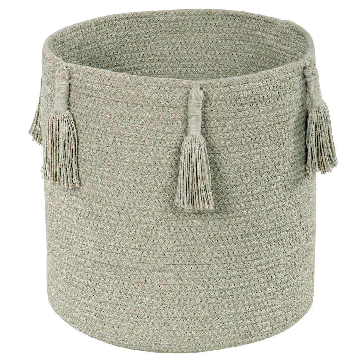 Aufbewahrungskorb 30x30cm WOODY Lorena Canals Olive