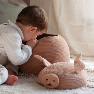 Aufbewahrungskorb 32x30cm PEGGY PIG Lorena Canals