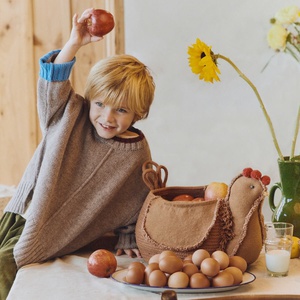 Aufbewahrungskorb HuhnToffee 48x32x29cm Lorena Canals