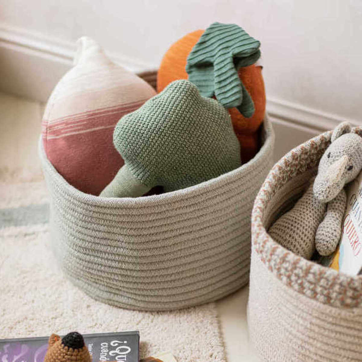 Aufbewahrungskorb LITTLE CHEF Lorena Canals Gram-Blue Sage