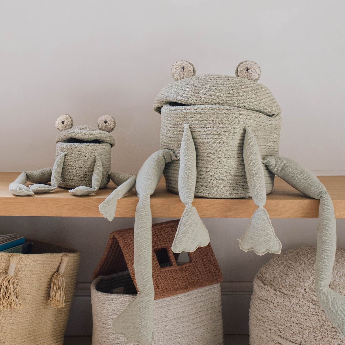 Aufbewahrungskorb Mini Fred the Frog Lorena canals