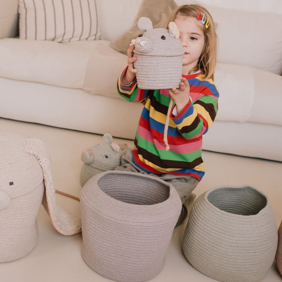 Aufbewahrungskorb Mini Renata the Rat Lorena Canals