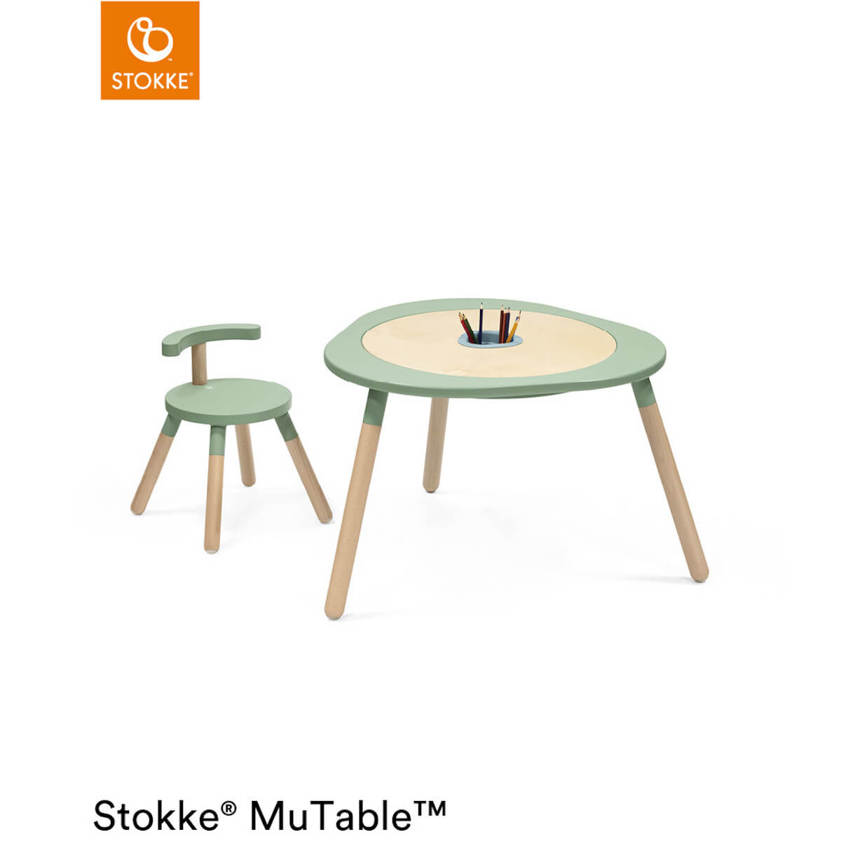 Aufbewahrungsschale MUTABLE Stokke Schieferblau