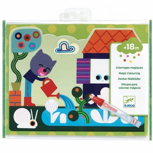 Ausmalbilder der Kleinen CACHÉ DANS LE JARDIN Djeco WIP