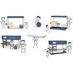 Ausziehbares Bett DISCOVERY Mathy by Bols weiß