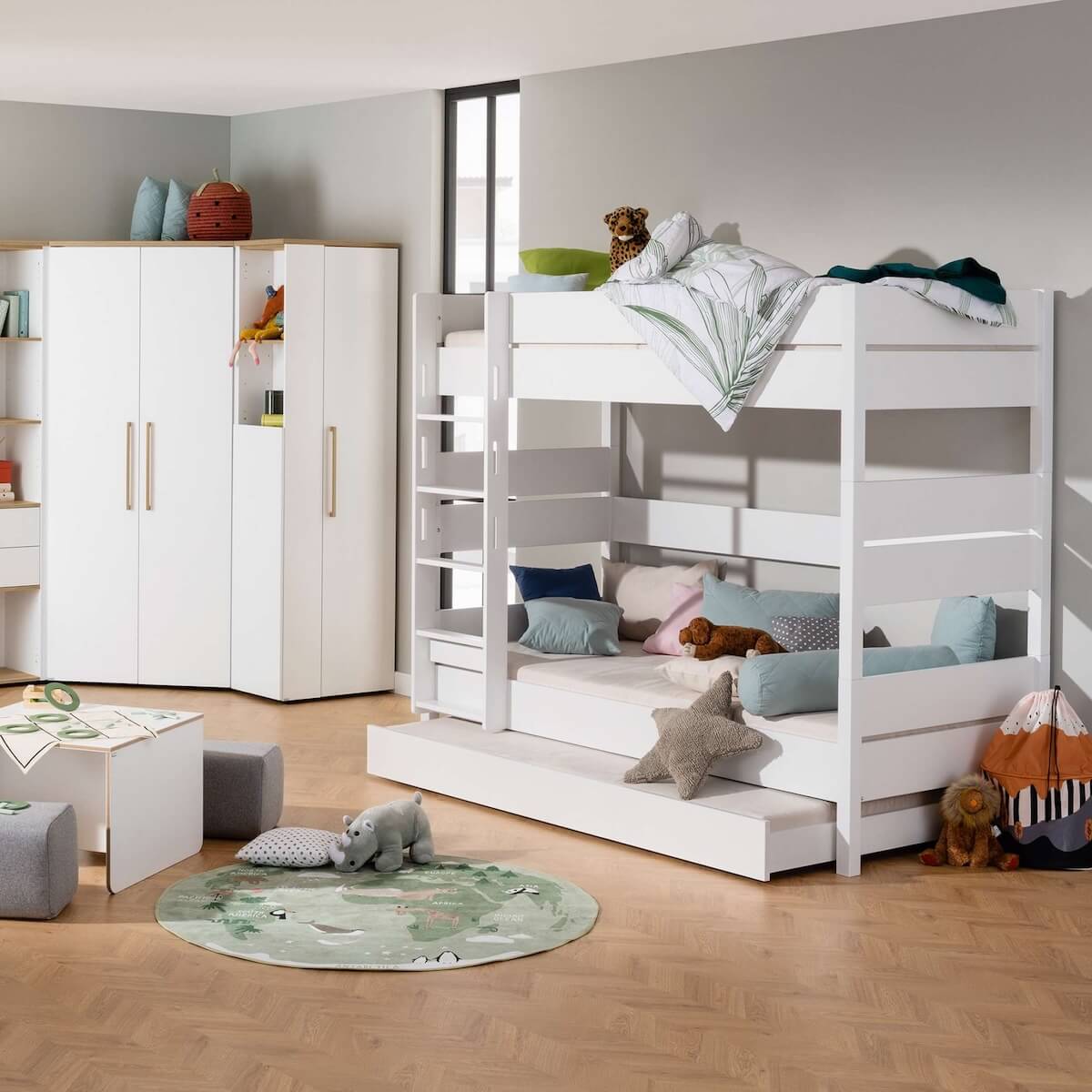 Ausziehbett 90x190cm FLOYD Comfort Paidi weiß