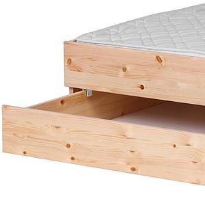 Ausziehbett mit 2 Schubladen 90x200 cm CLASSIC by Flexa natur