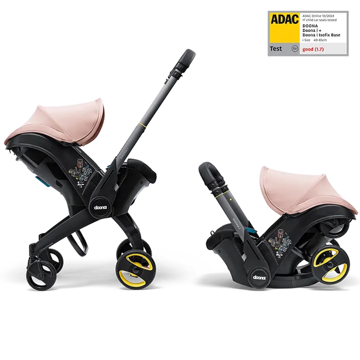 Auto-Kinderwagen-Sitz gr0+ Doona blush pink