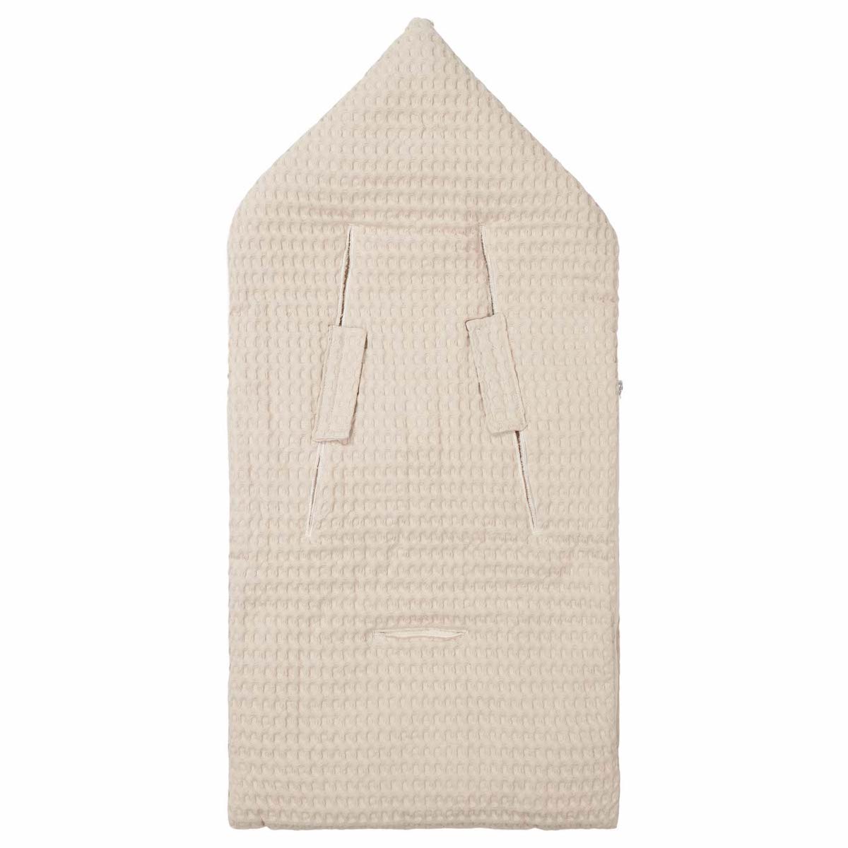 Autositzfußsack 0+ 3/5 Punkte Koeka wafel teddy Oslo sand