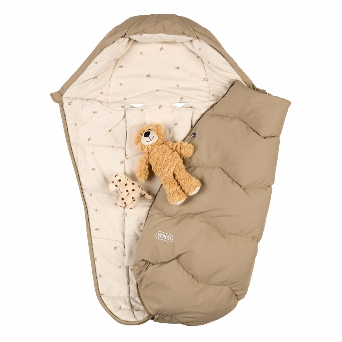 Baby-Fußsack EXPLORER Voksi darksand clover