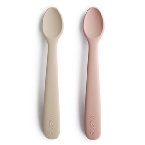 Baby Spoon Mushie Blush Shifting Sand