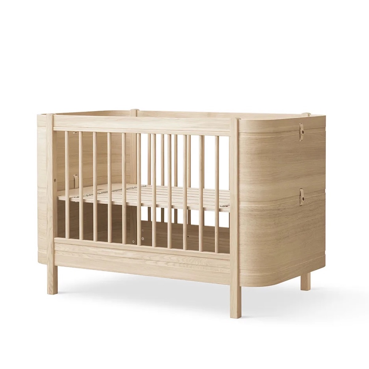 Babybett 68x122/162cm WOOD MINI+ Oliver Furniture Eiche (mit Umbauset Juniorbett)