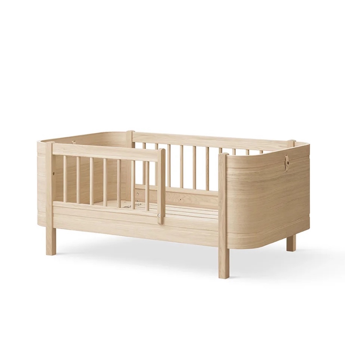 Babybett 68x122/162cm WOOD MINI+ Oliver Furniture Eiche (mit Umbauset Juniorbett)