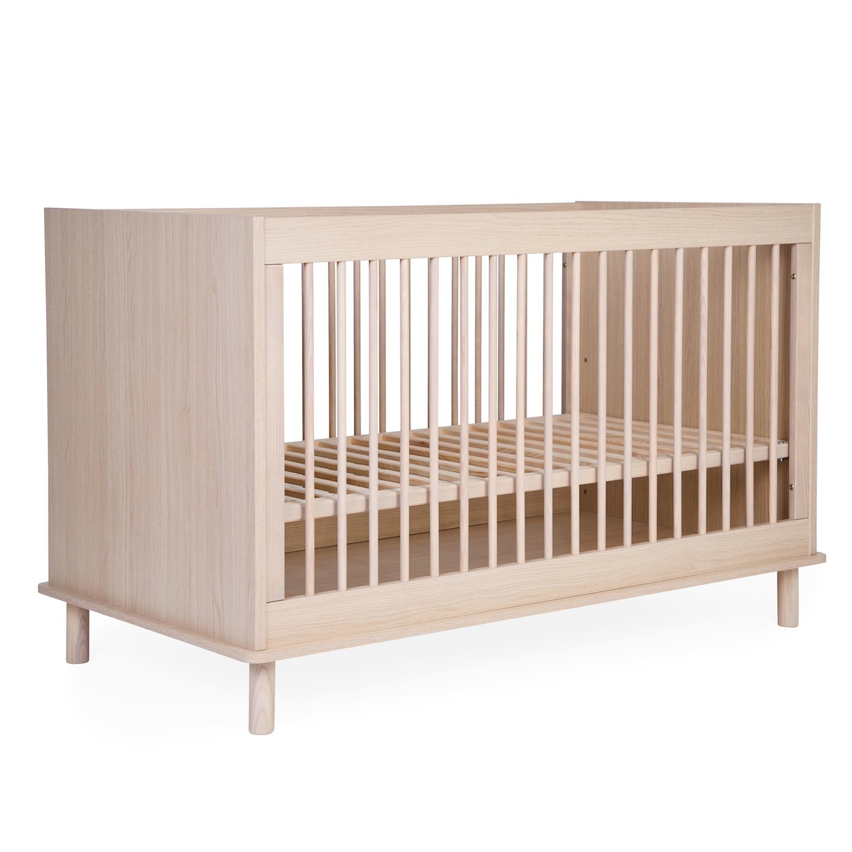 Babybett 70x140cm Eichenfüße NORDICA Childhome natürlich