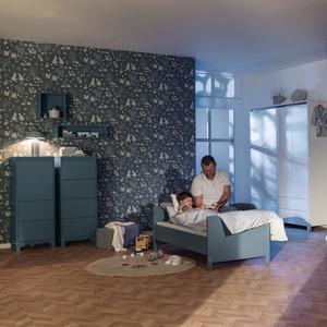 Babybett 70x140cm OLLI Paidi mattblau