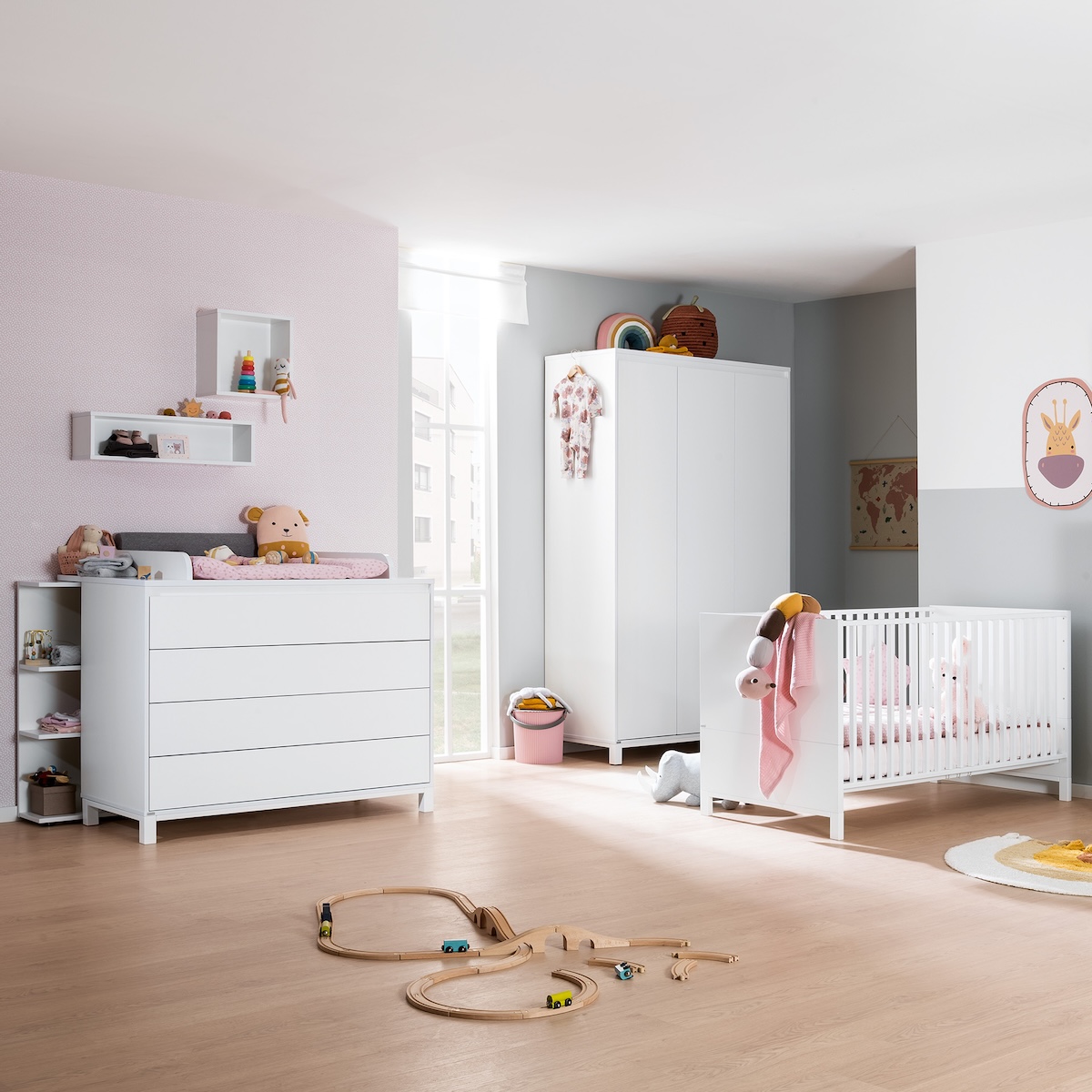 Babybett 70x140cm OLLI Paidi weiß