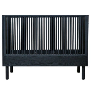 Babybett Hai No Ki Lit 60x120cm Quax black ash