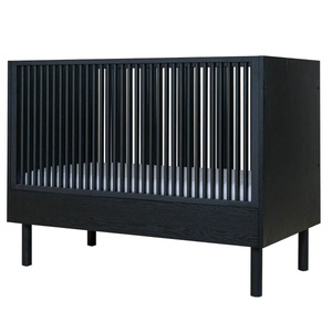 Babybett Hai No Ki Lit 60x120cm Quax black ash