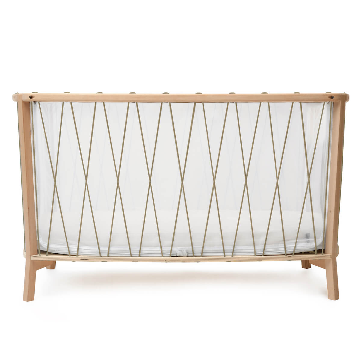 Babybett KIMI Kordel Hazelnut Charlie Crane