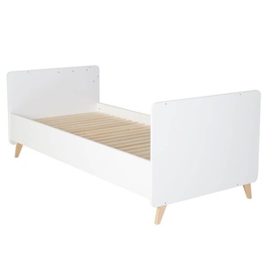 Babybett mitwachsend 60x120cm/90x200cm Quax white