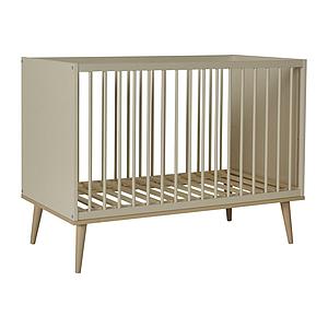 Babybett mitwachsend 60x120cm FLOW Quax Eiche natur-Clay