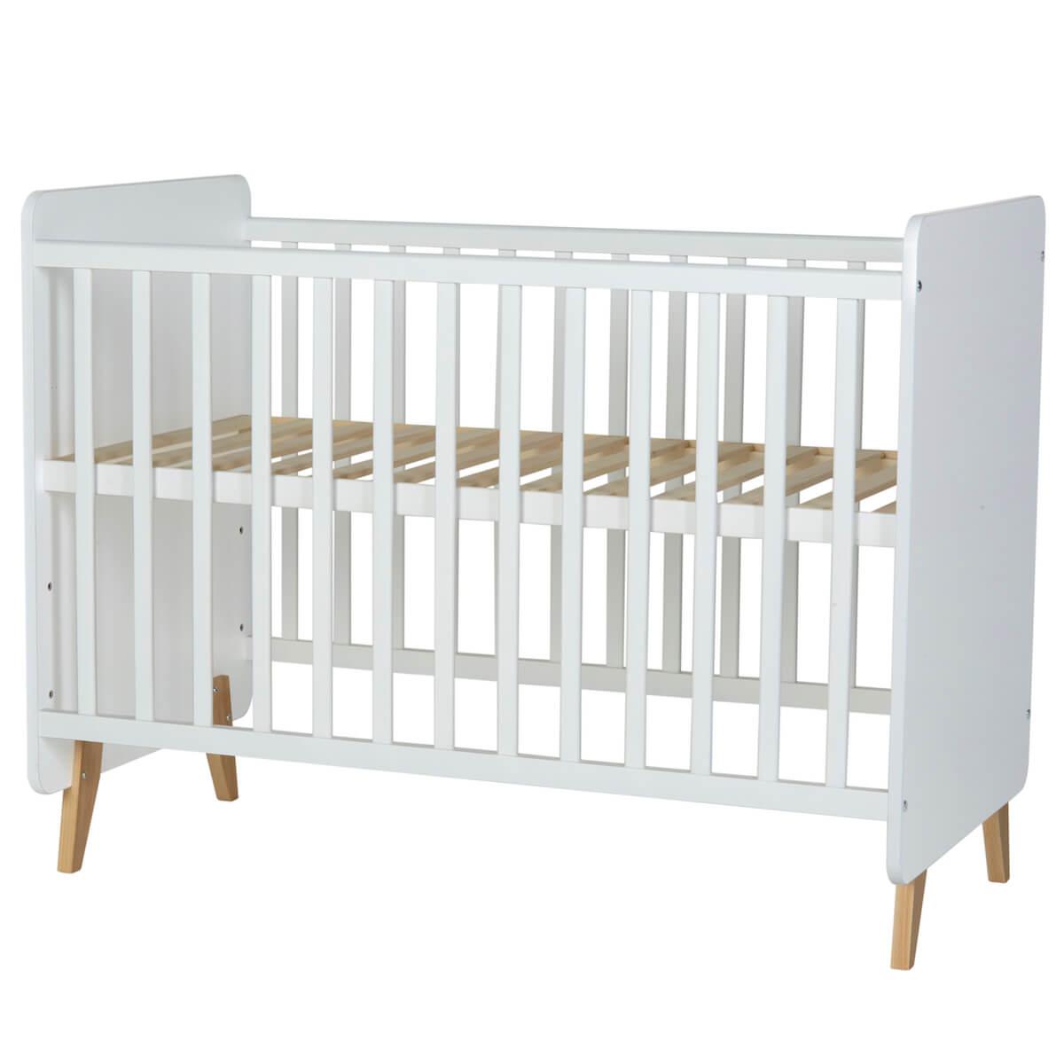 Babybett mitwachsend 60x120cm LOFT Quax weiß