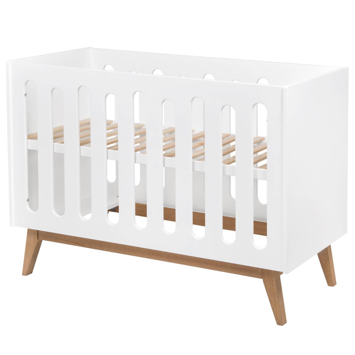 Babybett mitwachsend 60x120cm TRENDY Quax weiß