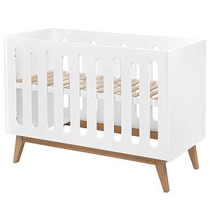 Babybett mitwachsend 60x120cm TRENDY Quax weiß