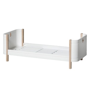 Babybett mitwachsend 68x122cm/162cm WOOD MINI+ Oliver Furniture weiß-Eiche