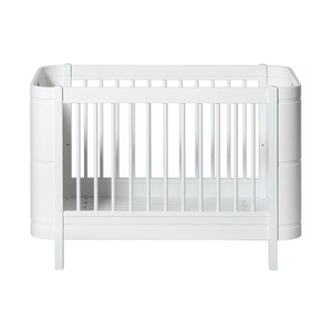 Babybett mitwachsend 68x122cm/162cm WOOD MINI+ Oliver Furniture weiß