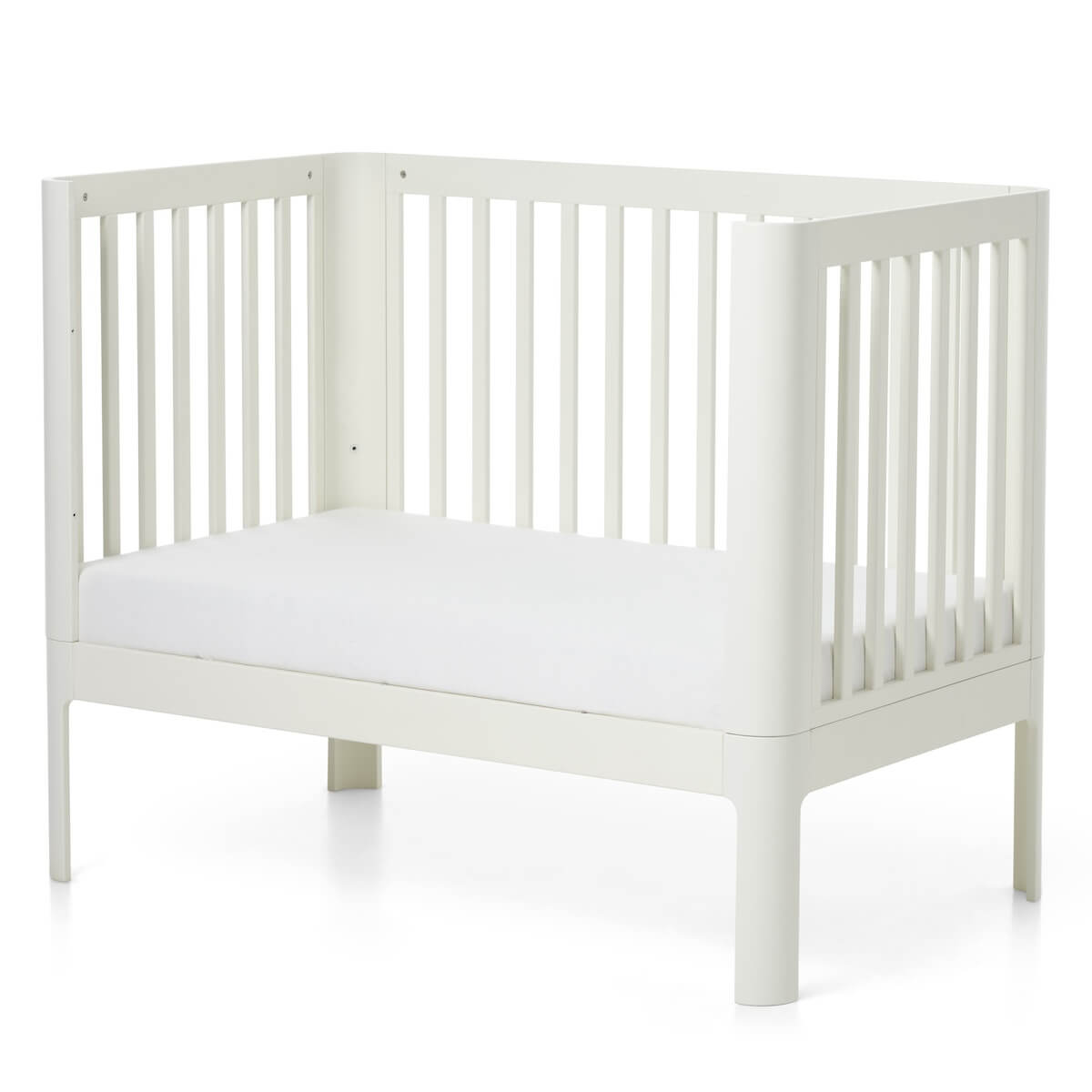 Babybett mitwachsend 70x120cm NOVA Flexa Cream white
