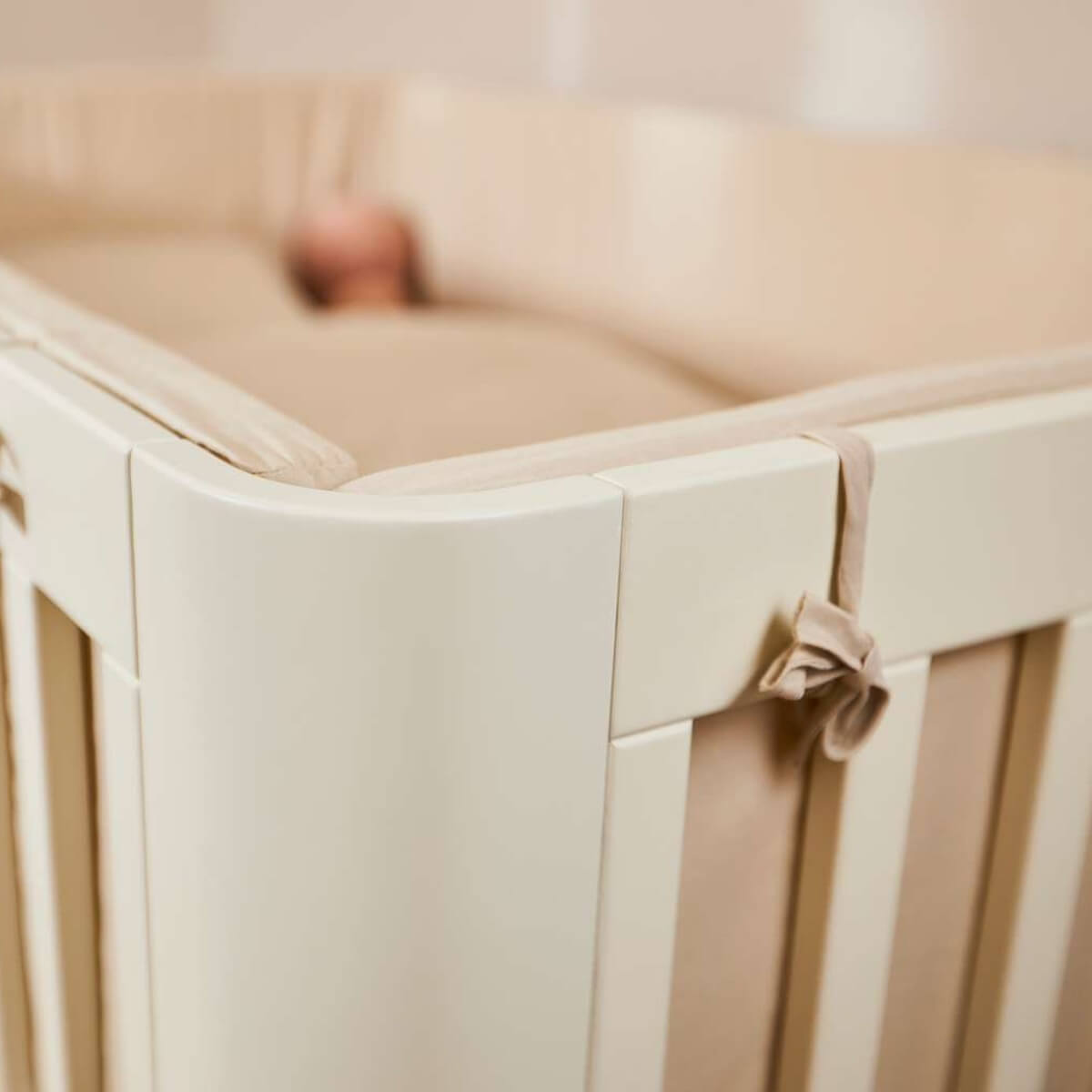 Babybett mitwachsend 70x120cm NOVA Flexa Cream white