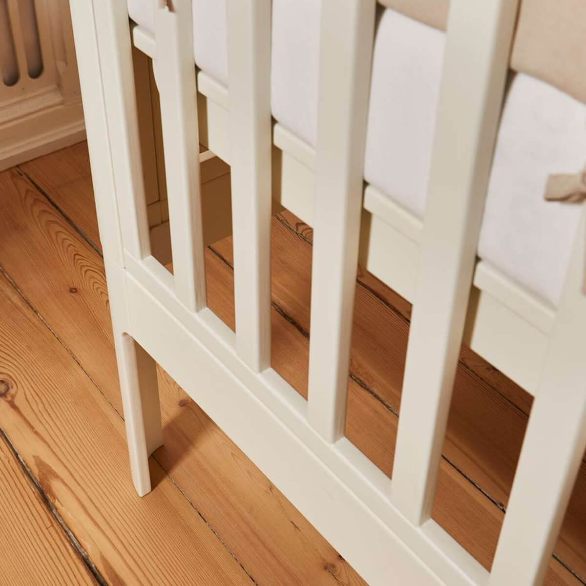 Babybett mitwachsend 70x120cm NOVA Flexa Cream white