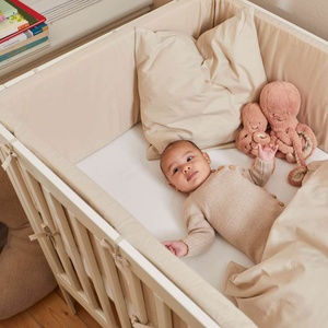 Babybett mitwachsend 70x120cm NOVA Flexa Cream white