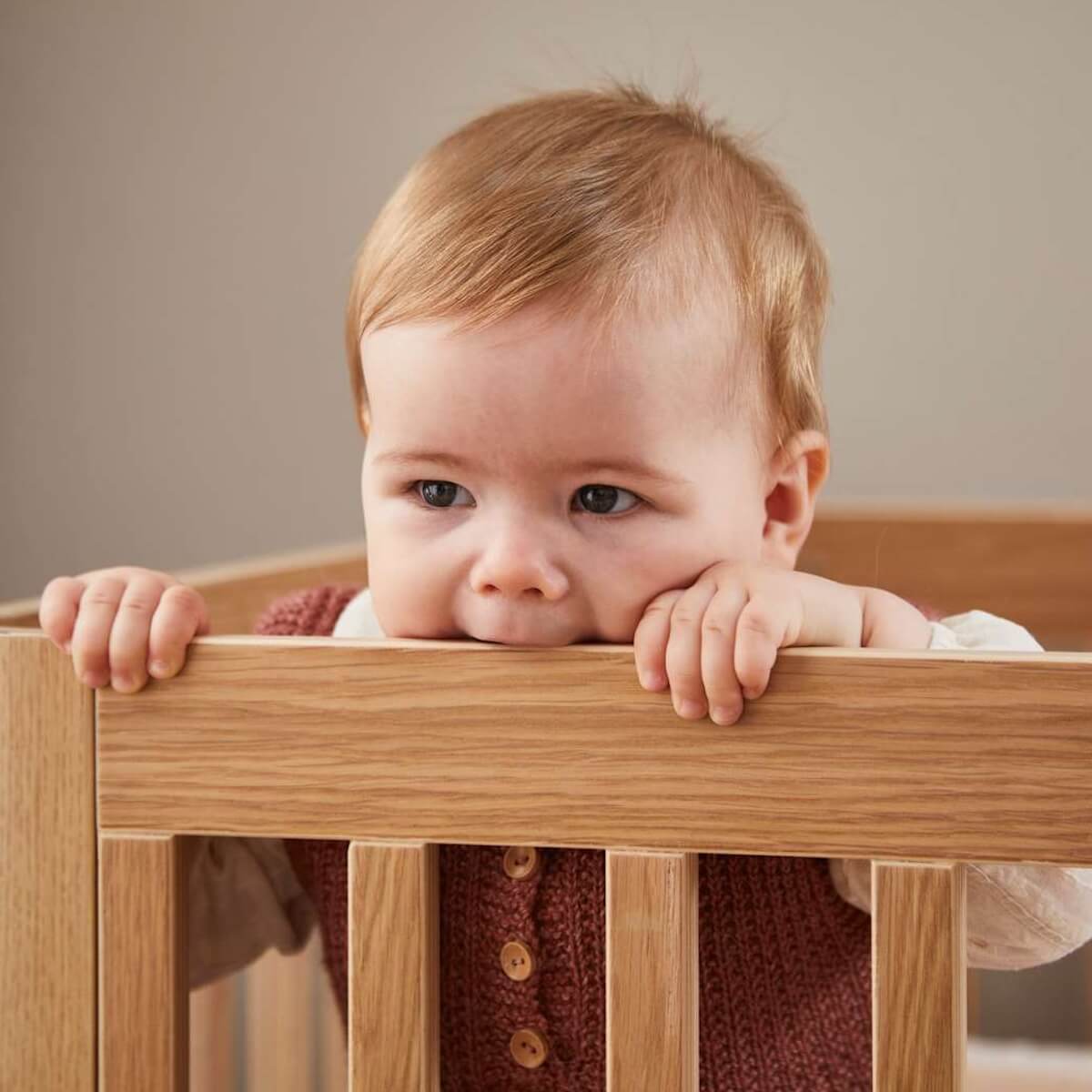 Babybett mitwachsend 70x120cm NOVA Flexa Eiche