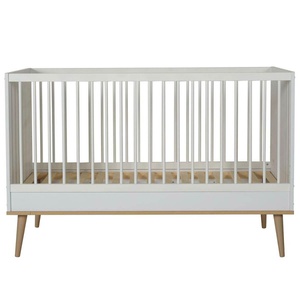 Babybett mitwachsend 70x140cm FLOW Quax Eiche natur-weiß