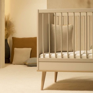 Babybett mitwachsend 70x140cm FLOW Quax Natureiche-Clay