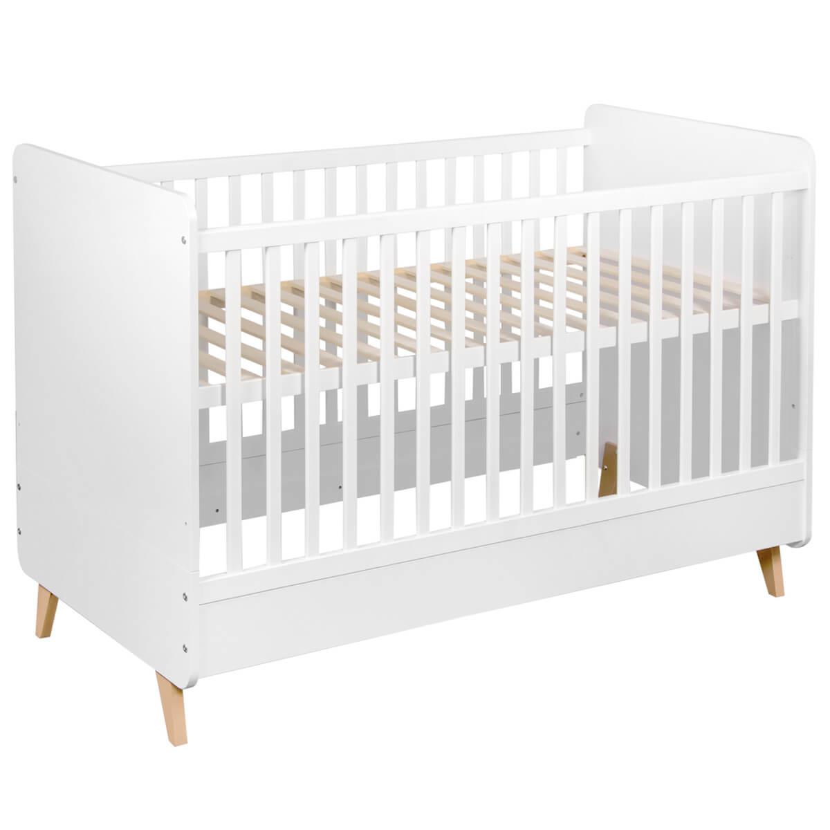 Babybett mitwachsend 70x140cm LOFT Quax weiß