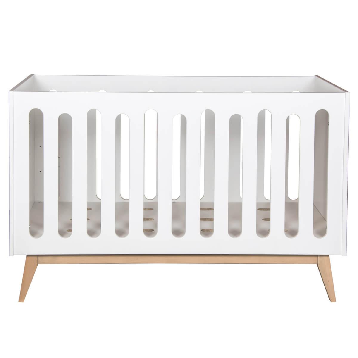 Babybett mitwachsend 70x140cm TRENDY Quax weiß