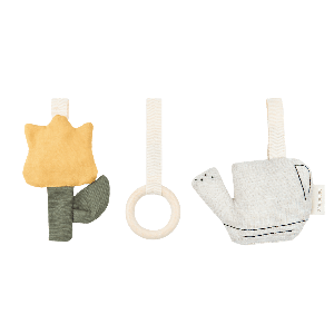 Babygym mit Spielzeug. Nobodinoz Tulpen