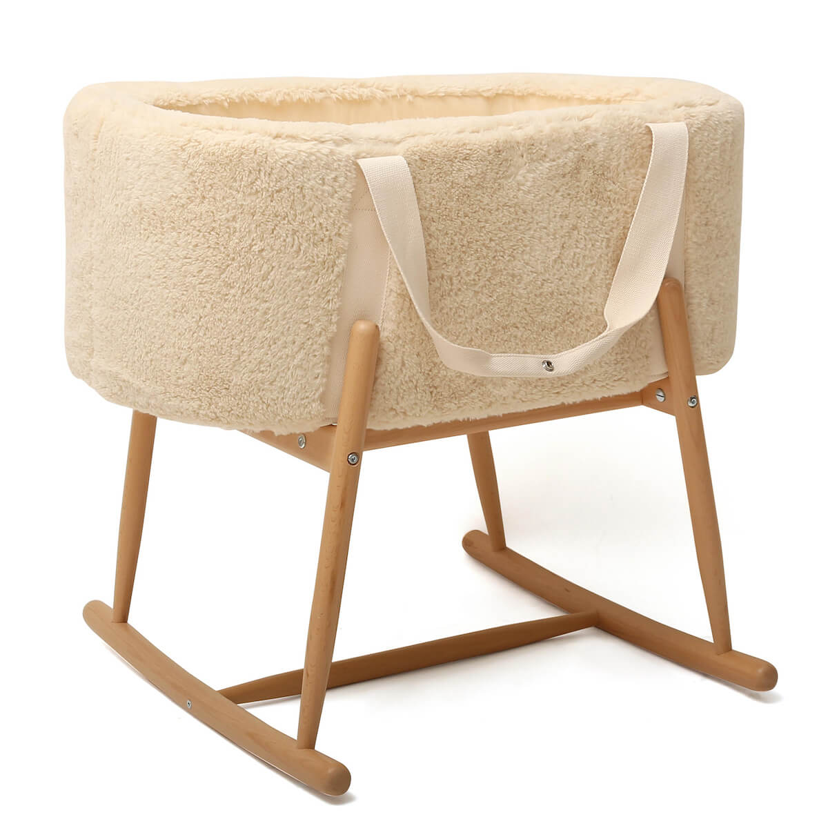 Babykörbchen KUKO Charlie Kranich Fellmilch