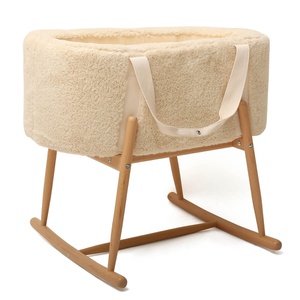 Babykörbchen KUKO Charlie Kranich Fellmilch